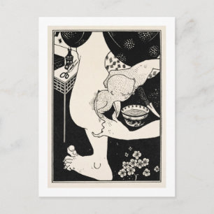 Geburt aus dem Kalb des Leg, Abbildung aus Postkarte