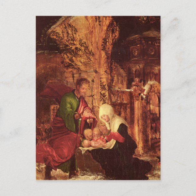 Geburt Christi, c.1520-25, Postkarte (Vorderseite)