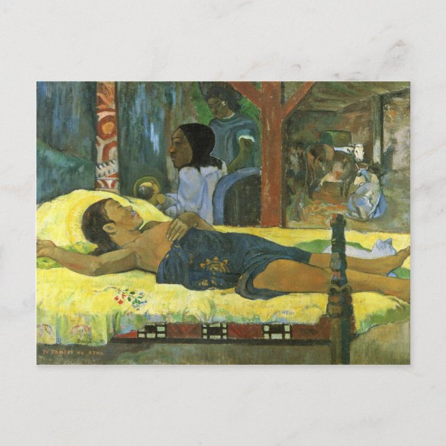 Geburt Christi Der Sohn Gottes (Der Tamari No Atua Postkarte (Vorderseite)