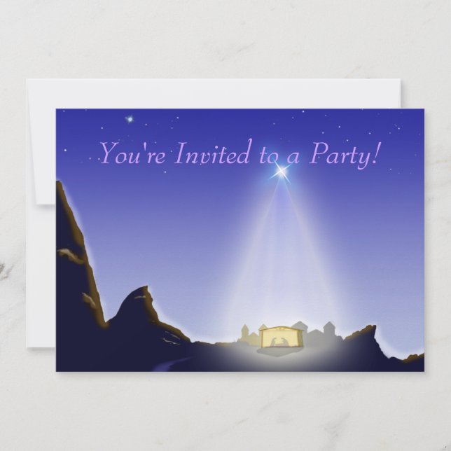 Geburt Christi Einladung (Vorderseite)