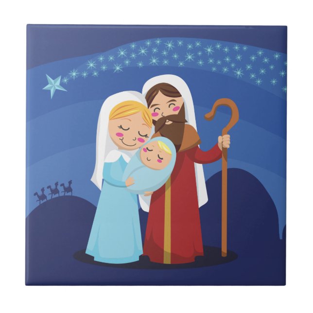 Geburt Christi Fliese (Vorderseite)