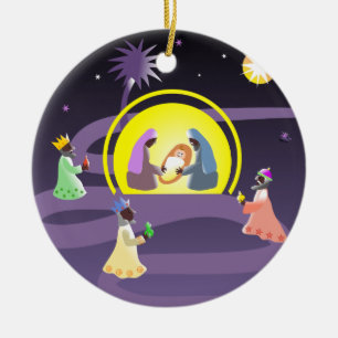 Geburt Christi Keramikornament