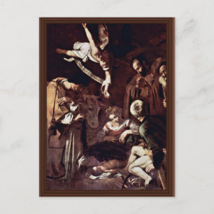 Geburt Christi mit dem Hl. Laurentius und dem Hl. Postkarte