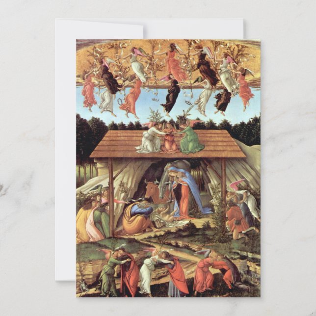 Geburt Christi, Mystische Geburt von Botticelli (Vorderseite)