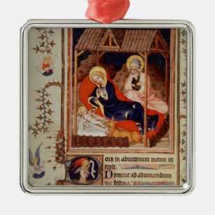 Geburt Christi und Visitation der Schäfer Silbernes Ornament
