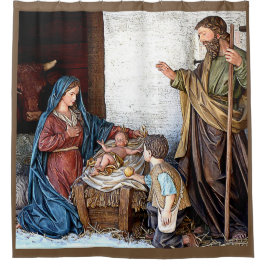 GEBURT CHRISTIS-DUSCHVORHANG #3 DUSCHVORHANG