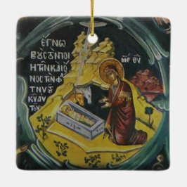 Geburt Christis-Ikonen-Verzierung Keramikornament