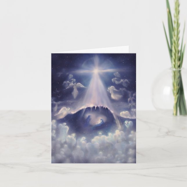 Geburt Christis-Karte Feiertagskarte (Vorderseite)