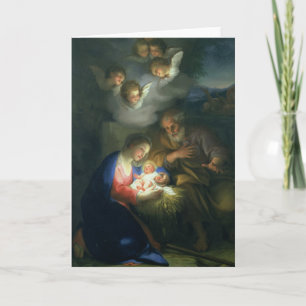 Geburt Christis-Szene Feiertagskarte