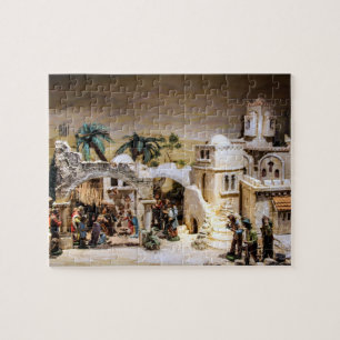 Geburt Christis-Szene gegründet für Weihnachten Puzzle