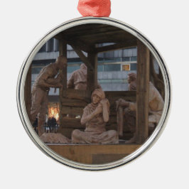 Geburt Christis-Szene Ornament Aus Metall