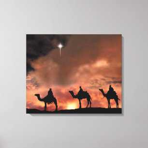 Geburt Christis-Szenen-Geschenke für Weihnachten Leinwanddruck