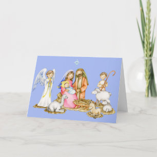 Geburt Christis-Weihnachtsgruß-Karte Feiertagskarte