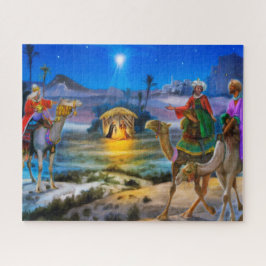 Geburt Christisfeiertags-Spannvorrichtungssäge mit Puzzle