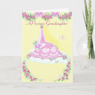 Geburt der Enkelin Faltkarte Karte