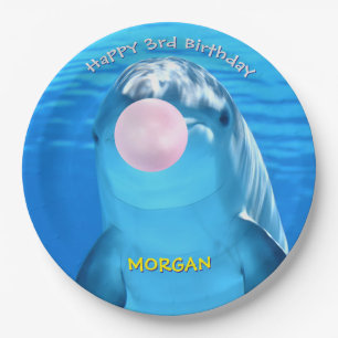 Geburt der Niedlichen Dolphin-Blase, Name Pappteller