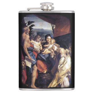 Geburt - Der Tag - Correggio - Renaissance Flachmann