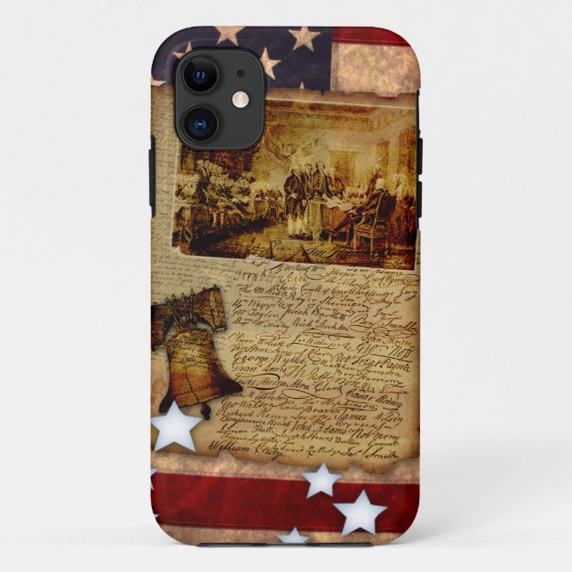 Geburt der USA Case-Mate iPhone Hülle (Rückseite)