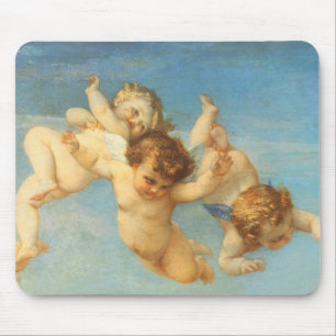 Geburt der Venus, Engel Detail von Alexandre Caban Mousepad