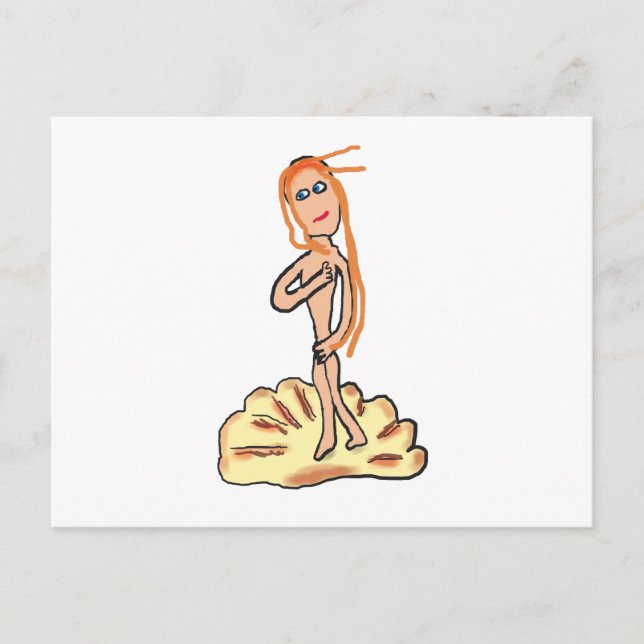 Geburt der Venus Postkarte (Vorderseite)