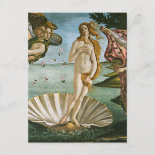 Geburt der Venus Renaissance Feine Vintage Postkarte