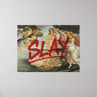 Geburt der Venus × SLAY – Red Marker Edition Leinwanddruck