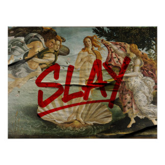 Geburt der Venus × SLAY – Red Marker Edition Poster