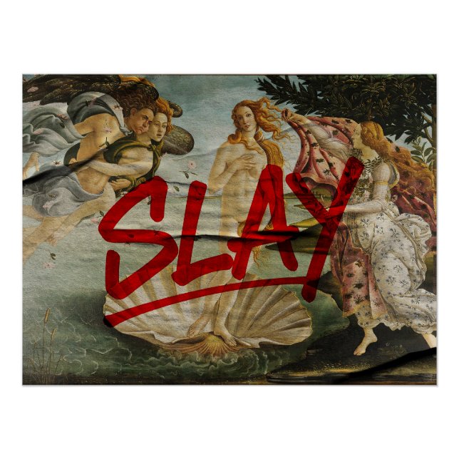 Geburt der Venus × SLAY – Red Marker Edition Poster (Vorderseite)
