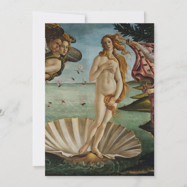 Geburt der Venus von Sandro Botticelli (Vorderseite)