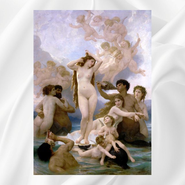 Geburt der Venus von William-Adolphe Bouguereau Poster (Von Creator hochgeladen)