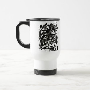 Geburt der Wölfe Retro-Art-Reisemug Reisebecher