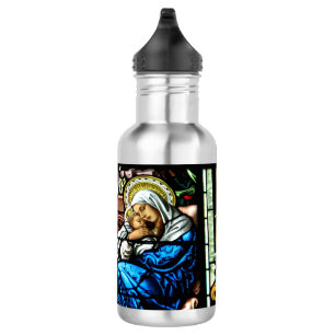 Geburt des Jesus-Buntglas-Fensters Trinkflasche