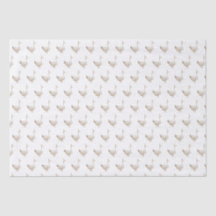Geburt des Minimalistischen Albernen Gänse Seidenpapier