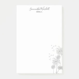 Geburt Doula oder Midfrau Post-it Klebezettel