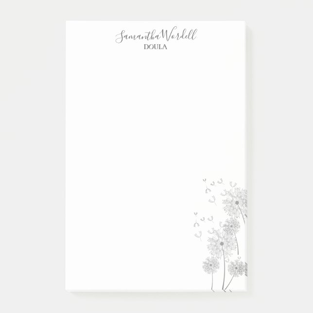 Geburt Doula oder Midfrau Post-it Klebezettel (Vorderseite)