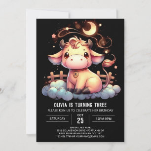 Geburt einer benutzerdefinierten Rinde Einladung