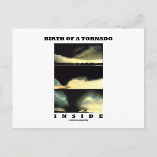 Geburt eines Tornados im Inneren (Meteorologie) Postkarte