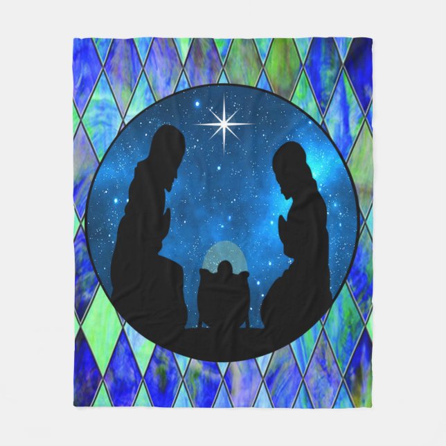 Geburt Fleecedecke (Vorderseite)