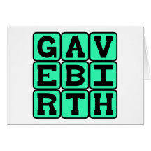 Geburt geben, Geschenk für neue Mutter