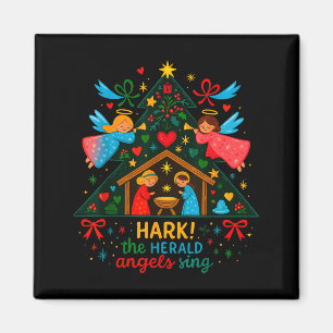 Geburt Hark The Herald Angels Sing Süße Weihnacht Magnet