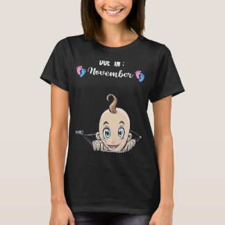 Geburt im November T-Shirt