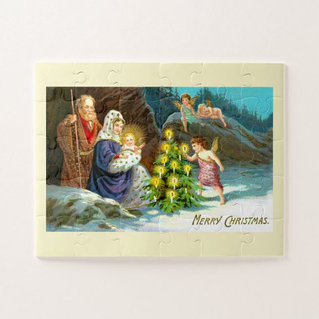Geburt im Schnee Puzzle (Horizontal)
