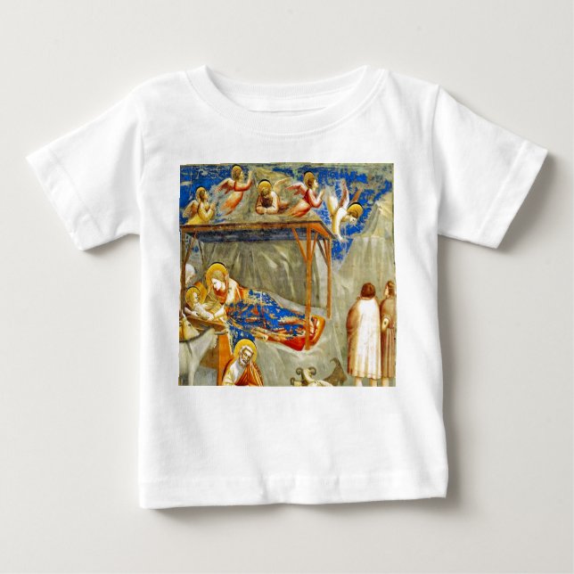 Geburt Jesu Baby T-shirt (Vorderseite)
