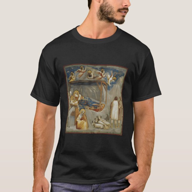 Geburt Jesu durch Giotto T-Shirt (Vorderseite)
