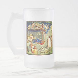 Geburt Jesu Mattglas Bierglas