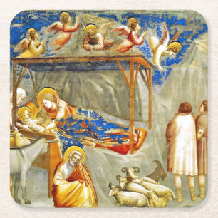 Geburt Jesu Rechteckiger Pappuntersetzer