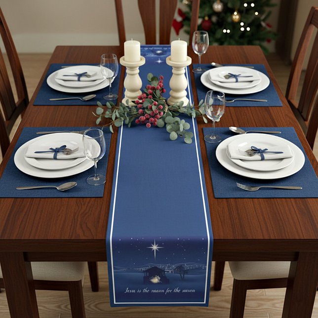 Geburt Jesus ist der Grund, warum Tischläufer (Von Creator hochgeladen)