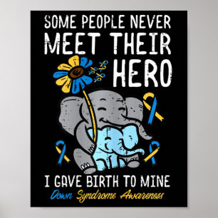 Geburt meiner Hero-Down-Mama Poster