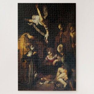 Geburt mit Saint Francis und Saint Lawrence Puzzle
