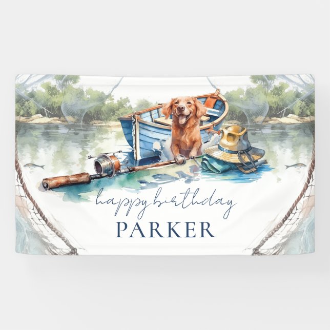 Geburt Personalisiertes Party Zeichen Banner (Horizontal)